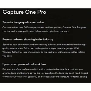 Maîtrise du développement d'images brutes, du traitement et de la gestion d'actifs avec Capture One <span class=keywords><strong>Pro</strong></span> - Clé de licence disponible - Product Image 3