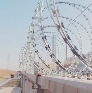 Alambre de púas de acero al carbono galvanizado en caliente BTO-22 CBT65 para protección - Product Image 6