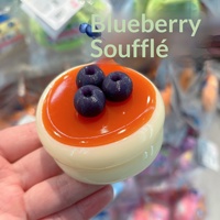 Squishy Lebensmittel-Spielzeug Käse-Soufflé Erdbeer-Kuchen Quetschspielzeug Großhandel Neues Design TPR Stressabbau-Ball Taba Squeeze für Mädchen