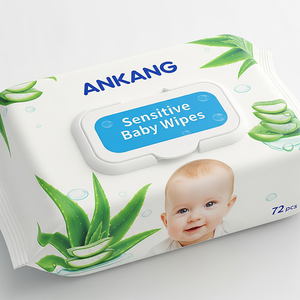 Lingettes en <span class=keywords><strong>bambou</strong></span> non tissées non parfumées pour soins de bébé, 80 pièces, nettoyage personnel, soins de la peau - Product Image 2