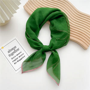 Tinta unita Tencel sciarpe quadrate in poliestere foulard 70*70cm in tinta unita <span class=keywords><strong>sciarpa</strong></span> quadrata Bandan per abbinamento <span class=keywords><strong>camicia</strong></span> <span class=keywords><strong>e</strong></span> cintura per capelli - Product Image 6