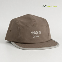 Gorra Deportiva de 5 Paneles, Corte Informal, Personalizada, Bordada, para Miembros de Gimnasios
