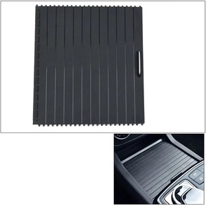 Mercedes Benz Cup Holder Pull Plate 1666805802 Beige <b>Black</b> Center <b>Console</b> Abs Material - Product Image 2