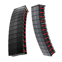 Système de sonorisation professionnel T.I Pro Audio Max215, système de sonorisation à trois voies passif pour intérieur et extérieur, double enceinte de 15 pouces