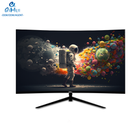 Moniteur LED incurvé de 49 pouces 4k 240hz 165hz IPS PC DP ordinateur haut-parleurs intégrés, machine à montage mural VESA noir