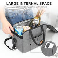 Sac isotherme portable pour pique-nique en plein air, nouvelle conception personnalisée, 8 compartiments, imperméable, en aluminium et tissu Oxford, sac à lunch thermique isolé