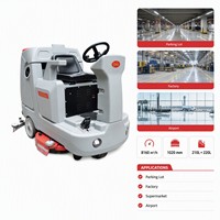DIKE Nouvelle machine de décapage/dégraissage autoportée 2850W 36V avec des performances puissantes et stables pour le nettoyage intensif