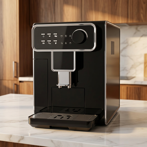Cafetera automática de granos a taza con molinillo integrado, preparación con un solo toque de latte y capuchino, máquina de espresso doméstica con certificación CE - Product Image 1