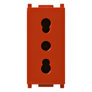ซ็อกเก็ตสีแดง16A 2P + T P17/11 4.1x2.8x5.3ซม. สำหรับใช้ไฟฟ้า - Product Image 1