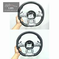 Revêtement de volant de voiture en cuir microfibre perforé, imperméable, résistant à l'abrasion et extensible