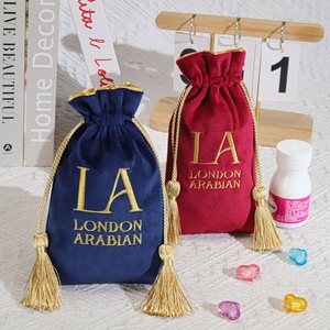 Sacchetto in Velluto con Coulisse Personalizzato con Logo per Profumi, Cosmetici, Gioielli di Lusso, Carte dei Tarocchi, Sacchetto Antipolvere in Velluto - Product Image 1