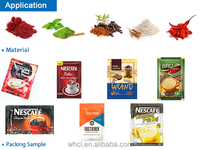 Remplisseur de tarière à vis verticale automatique à grande vitesse 15g-50g Options de papier/film de Machine de poche de poudre fine pour l'enzyme de spiruline