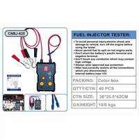 Probador de Inyectores de Combustible Automotriz, Probador de Pulsos de Inyector Portátil para Automóvil, Herramienta de Diagnóstico de Obstrucciones y Fugas de Inyectores de Combustible para Vehículos de 12V