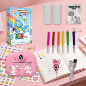 Cámara Infantil de Impresión <span class=keywords><strong>Instant</strong></span>ánea a Precio Económico, 1080P, Pantalla IPS de 2.4 Pulgadas, Cámara de Dibujos Animados con Impresora Térmica, Cámara <span class=keywords><strong>Instant</strong></span>ánea para Selfies - Product Image 1