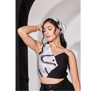 Blusa de Satén Estampada Suiza para Mujer, Elegante Blusa de Verano, Moda Casual para Fiesta, Camisa Ligera y Chic - Product Image 1