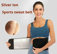Nouvelle hernie discale Anti-lombaire ceinture anti-sueur Fitness sport artefact pour le contrôle abdominal Yoga évacuant la sueur Yoga