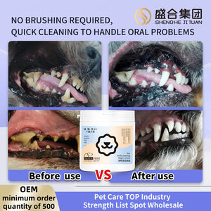 แปรงนิ้วทำความสะอาดช่องปากสัตว์เลี้ยงแบบเป็นมิตรต่อสิ่งแวดล้อม ผ้าเช็ดทำความสะอาดฟันสำหรับแมวและสุนัข - Product Image 6