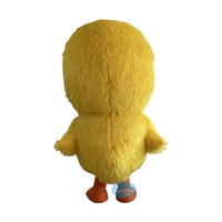 Costume animal de mascotte de poulet géant gonflable en gros pour des événements publicitaires