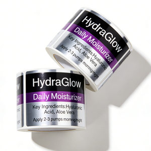 Op maat gemaakte, zelfklevende BOPP-etiketten met waterdichte <span class=keywords><strong>logo</strong></span>-druk en metallic effect - Product Image 5