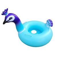 Dessin animé dinosaure piscine flotteur anneau Tubes tube de prévention de renversement pour enfants flottant gonflable anneaux de bain plage fête jouet