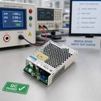 Alimentation industrielle AC-DC MornSun LOF350-20Bxx-C Série 350W, sortie 5V, efficacité 92%-94%, boîtier métallique, type BF IEC60601-1