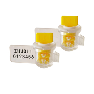 जल गैस इलेक्ट्रिक मीटर बॉक्स के लिए सुरक्षा डिस्पोजेबल और टैम्पर-प्रूफ रिट टैग के लिए अनुकूलन योग्य इलेक्ट्रिक मीटर सील लॉक - Product Image 3