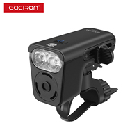 Gaciron Hey Monkey V18-400, éclairage LED et klaxon 2-en-1, 400 lumens, rechargeable par USB, étanche IPX6, 4 sons, 120 dB, portée >150 m, pour la conduite nocturne