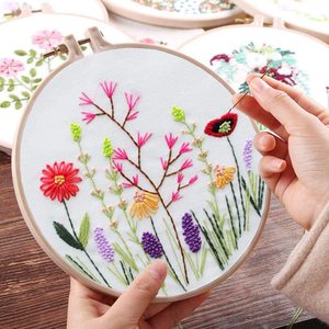 Bordado principiante Kits para adultos niños <span class=keywords><strong>Cruz</strong></span> puntada <span class=keywords><strong>Kit</strong></span> <span class=keywords><strong>de</strong></span> iniciación con patrón <span class=keywords><strong>de</strong></span> estampado bordado - Product Image 3