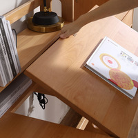 Table d'étude en bois ergonomique pour enfants, bureau réglable en hauteur pour l'école