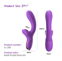 Vibromasseur Lapin à Succion Point G Stimulateur Clitoridien Double Stimulation Silicone USB Rechargeable Étanche Jouet Sexuel Adulte pour Femme