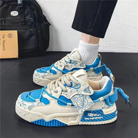 Chaussures Homme 2026 Nouvelle Collection Été Polyvalentes Originales Décontractées Plates Sportives à Semelle Épaisse Rehaussantes Tendance