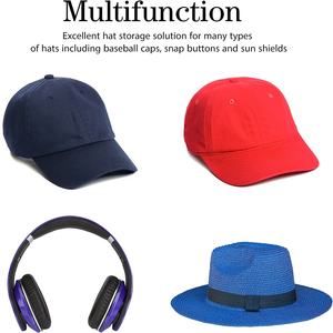 丙烯酸帽子挂钩，用于墙壁简约支架组织器，无钻孔，用于门壁橱办公室卧室浴室展示 - Product Image 5