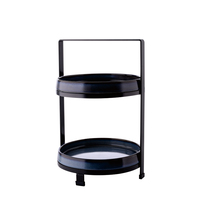 Table basse moderne de luxe à deux étages pour hôtel Meubles décoratifs de salon anciens Cuisine d'extérieur Chambre à coucher