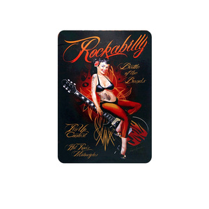 Pin-up Lady Metalen Plaatje Sexy Meisje Vintage Tin Bord Decoratief Café Winkel Bar Pub Badkamer Club Garage Hotel Wanddecoratie Auto Poster - Product Image 3