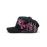 Topi Baseball Vintage 5 Panel Anti Air Bordir 3D Multiwarna Custom Grosir, Desain Unik, Dapat Disesuaikan