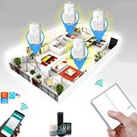 Smart Home Life 2 Gang WIFI Télécommande Interrupteur d'éclairage sans fil Slimme Lichtschakelaar Interrupteurs muraux pour maison intelligente