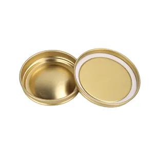 5g/10g/20g/30g/50g/100g/125g/200g/250g/500g directo de fábrica caja de metal de grado alimenticio embalaje de regalo lata para comida especial caviar