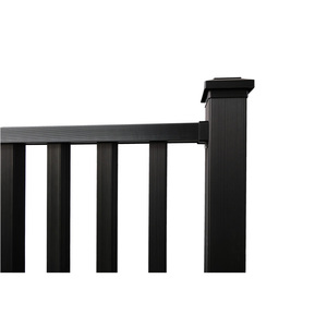 Clôture de terrasse extérieure temporaire en WPC avec <span class=keywords><strong>garde</strong></span>-<span class=keywords><strong>corps</strong></span> en composite Rampe d'escalier et de <span class=keywords><strong>balcon</strong></span> en plastique et <span class=keywords><strong>bois</strong></span> - Product Image 5