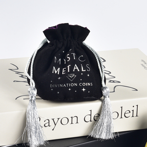 Tùy Chỉnh Vòng Dưới Da Lộn Pouch Nước Hoa Nhung Đồ Trang Sức Dây Kéo Túi Da Lộn Nhung Nến Túi Với <span class=keywords><strong>Satin</strong></span> Lót - Product Image 2