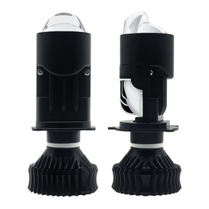 Dual Lens H4 <b>Led</b> <b>Headlight</b> High Beam Low Beam Car H4 Mini Auto Lighting Systems <b>Led</b> Light H4 Bulb Projector <b>Headlights</b> for Car - Product Image 2