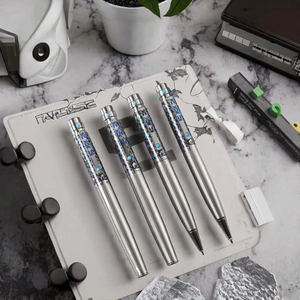 <span class=keywords><strong>Penna</strong></span> Roller di Lusso Personalizzata per Ufficio, Incisione Laser, <span class=keywords><strong>Smalto</strong></span> Colorato, Punta 1.0mm, Inchiostro Blu/Nero Ecologico UV - Product Image 3