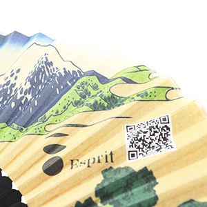 Abanico de Papel Japonés Hecho a Mano con Diseño Personalizado para Bodas - Product Image 3