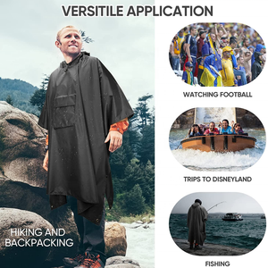 <span class=keywords><strong>Poncho</strong></span> imperméable Polar Everest 3 en 1, léger, en ripstop, pour <span class=keywords><strong>homme</strong></span> adulte, pour randonnée, camping, pêche - Product Image 6