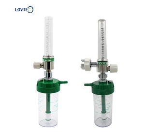 Lovtec 낮은 가격 짧은 배달 시간 조정 유량 Oxigen 산소 유량계 가스 커넥터 산소 가습기 병 - Product Image 5