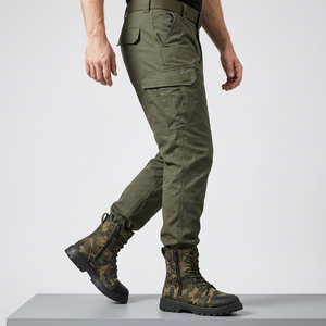 Calzado táctico de seguridad de caña alta para entrenamiento, suave y duradero para el día a día, antideslizante y resistente a impactos, del fabricante. - Product Image 1