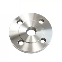 Bride en acier inoxydable poli SS304/SS316 Zhongwai PN10/PN16 RF/FF ASME B16.5 avec trous de boulons personnalisables, Hebei Chine