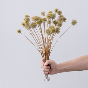 Bouquet de fleurs artificielles Yingzi, branche unique en PVC souple vert, décoration de mariage et de maison, style INS transfrontalier - Product Image 2