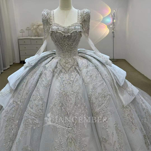 Sweetheart Beaded Sequined Ball Gown <b>Wedding</b> Dressluxury Customized Novias Vestidos Lsjj86 Jancember - Product Image 1