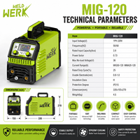 Soudeuse à arc manuel multifonctionnelle 220V 0,8 mm 3 en 1 sans gaz CO2, soudeuse à arc manuelle, machine à souder, inverseur, soudeurs à arc métallique manuels