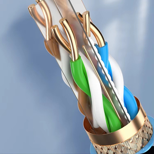 घुटने 305 मीटर 1000ft pvc 23awg cat6 के साथ sftp ethnet केबल संचार केबल - Product Image 6